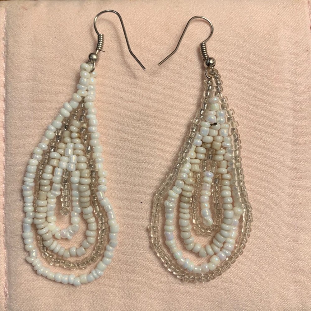 Fringe Bead Earrings